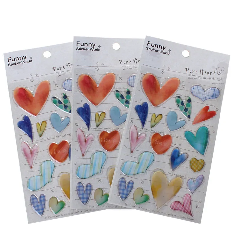 Resin & PVC DIY Scrapbook Decorative Paper Sticker Heart At Random Mixed Pattern Epoxy Plate For Diary Notebook Gift Sticker 1PC
Resin & PVC DIY Scrapbook Decorative Paper Sticker Heart At Random Mixed Pattern Epoxy Plate For Diary Notebook Gift Sticker 1PC