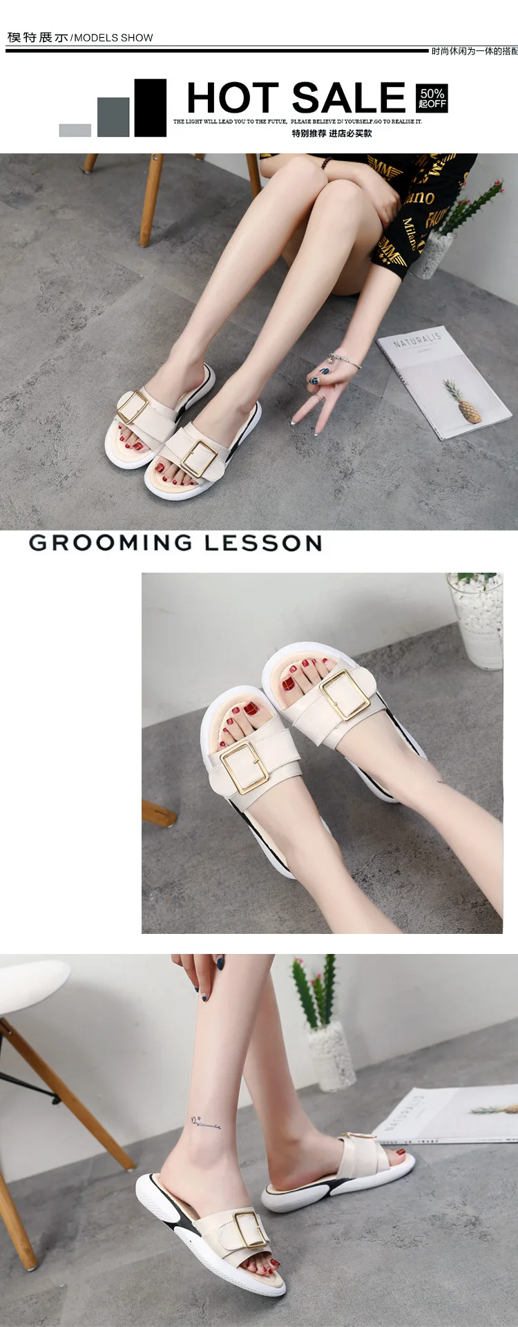 Summer Sandals Women Shoes Beach Slippers Outdoor River Plate Sports Wind Sponge Cake Wearing Thick Comfortable Clogs For Women