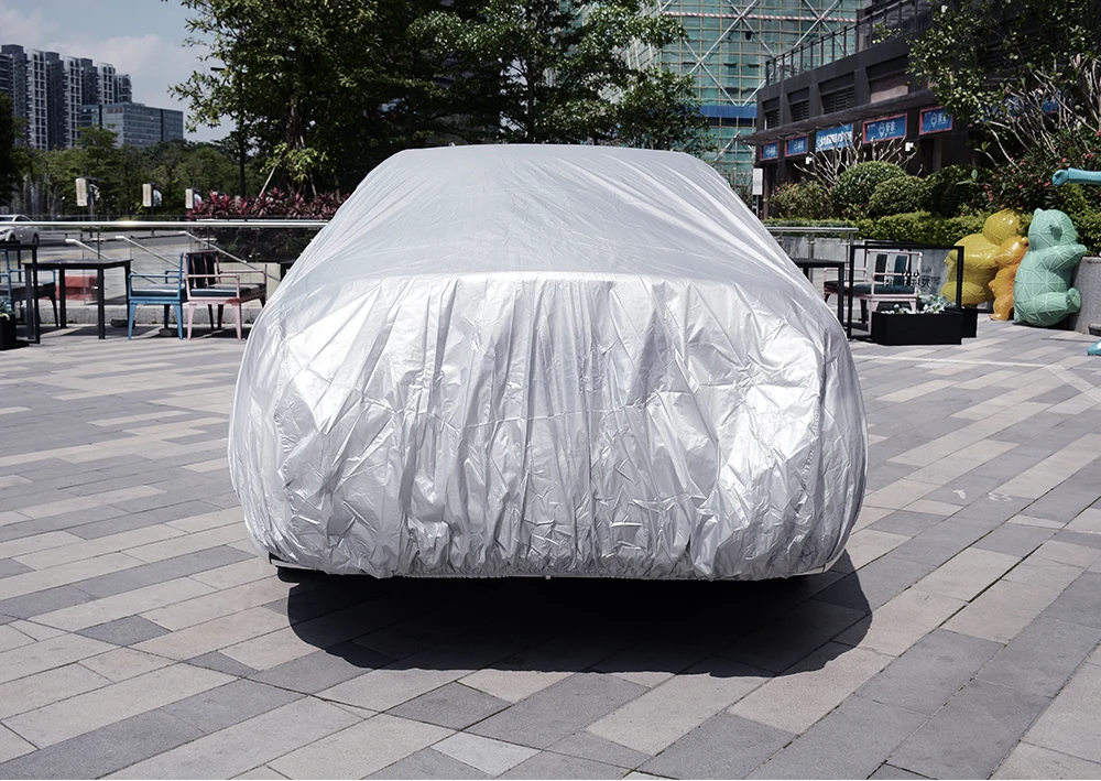 Car Cover Sedan SUV Tent Covers Sun Reflective Shade Rain Frost Snow Dust Waterproof Protection Anti UV Outdoor Car Accessories