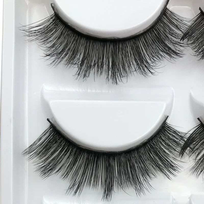 50 pairs natural long false eyelashes mink eyelashes makeups cruelty free lashes fake lash eyelash extension faux cils G803