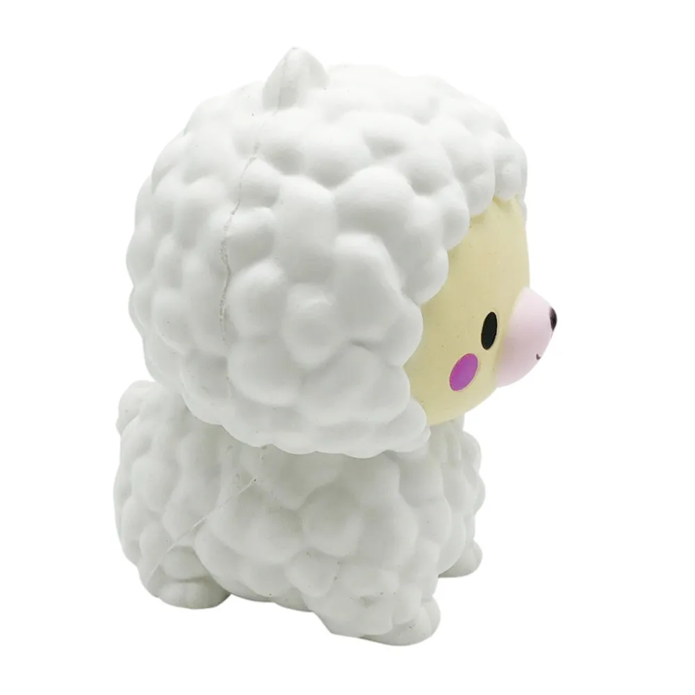 Squeeze Белая овца замедлить рост декомпрессии игрушки Пасхальный подарок телефон ремень головоломки игрушка