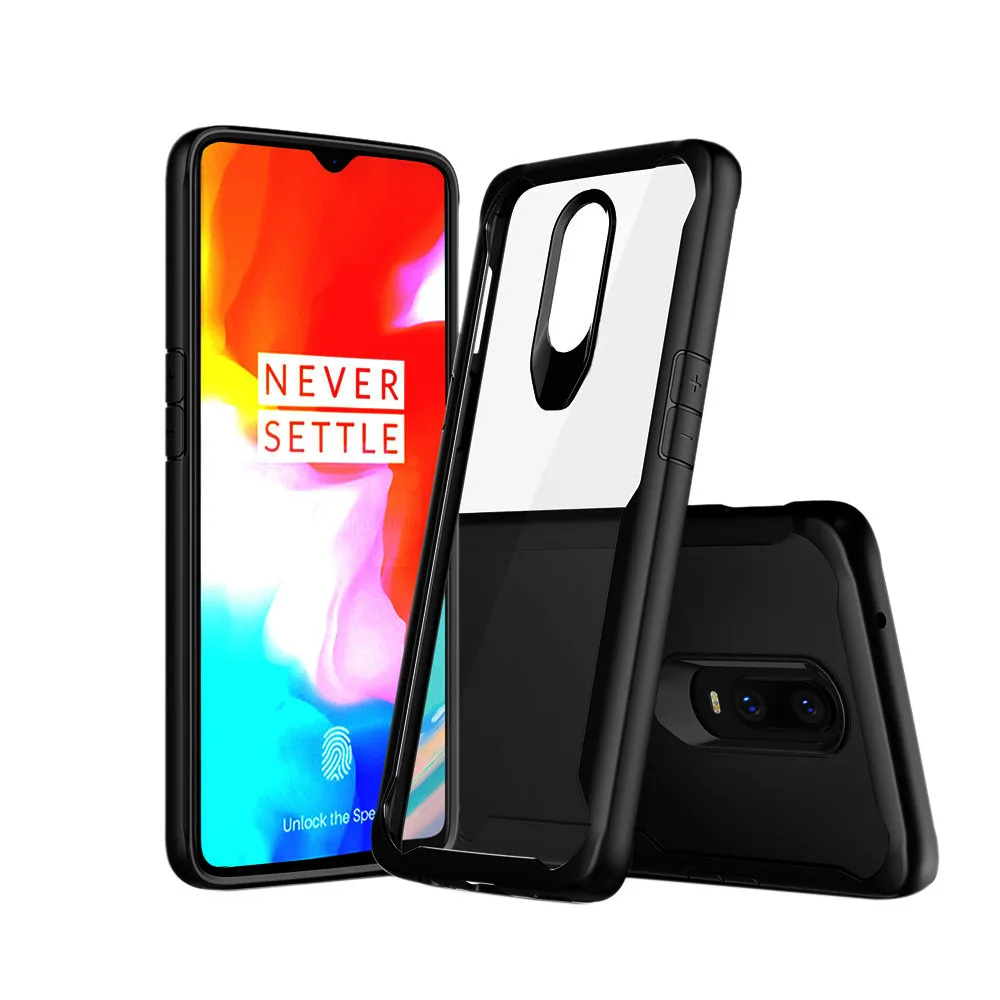 

HIPERDEAL Protective Phone Case Protection For OnePlus 6T Luxury Ultra Slim Silicone Clear Case Cover 6.41 inch Drop.11.28