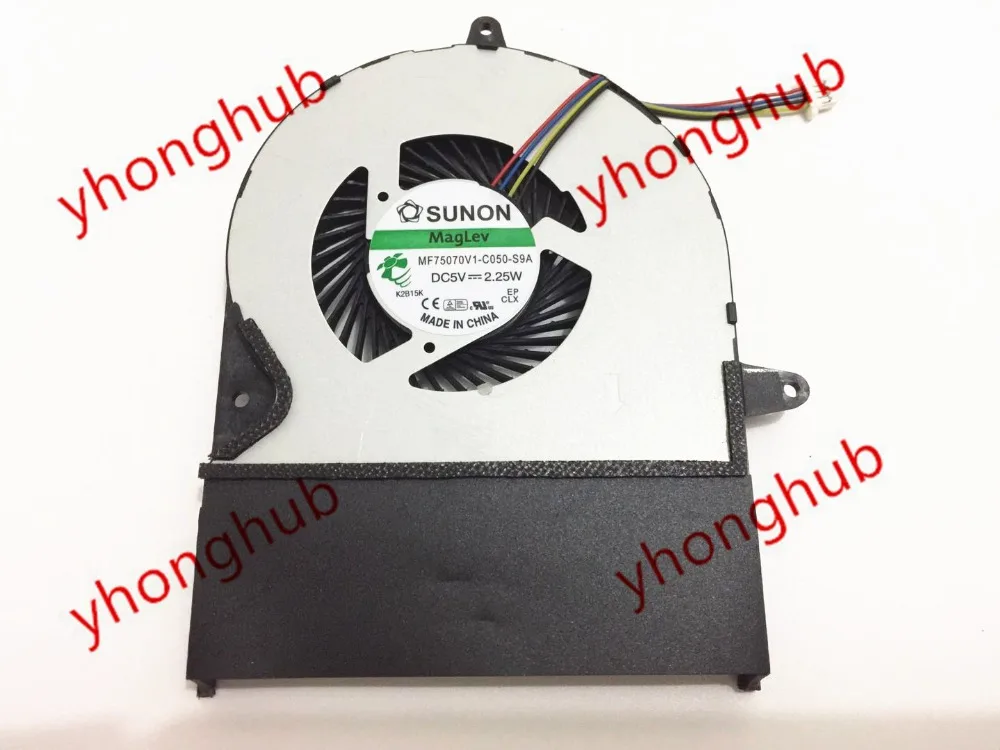 SUNON MF75070V1 C050 S9A DC 5V 2 25 W 4 проводной Сервер вентилятор охлаждения ноутбука|server fan|dc 5v