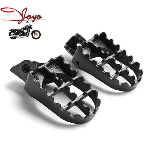 New Motorcycle Steel Foot Pegs Footrests For Dirt Bike Kawasaki KX65