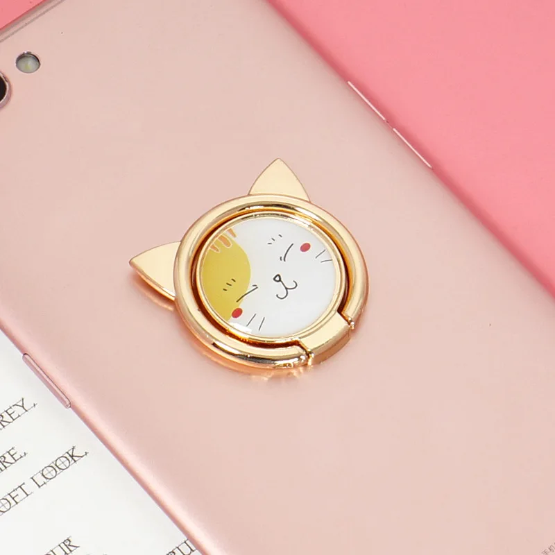 Lovely Cat Finger Ring Mobile Phone Holder for iPhone XS Max X SE 5 8 7 plus Cartoon Stand phone ring for Samsung S8 Xiaomi Mi 8 Lovely Cat Finger Ring Mobile Phone Holder for iPhone XS Max X SE 5 8 7 plus Cartoon Stand phone ring for Samsung S8 Xiaomi Mi 8