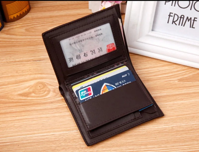 small size leather wallets for men fashion 2015 new designer pu good size of wallet photo