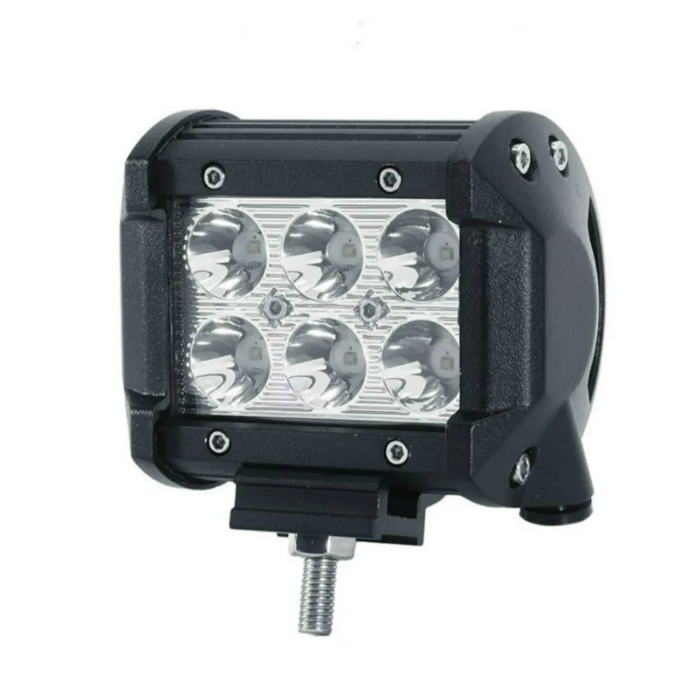 

2Pcs 18W Car LED Light Bar Waterproof Led Work Light for Driving Motorcycle Tractor Boat Off Road 4WD 4x4 Truck SUV ATV 12V 24V