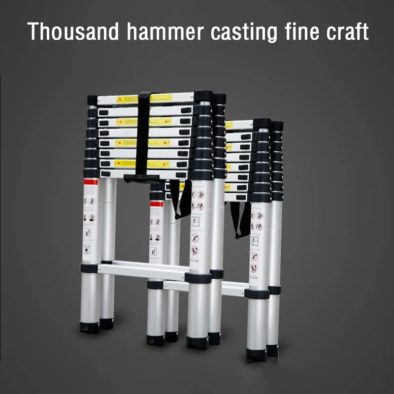 

Multifunctional Telescopic Ladder Aluminum Alloy Articulated Extendable For Home Multipurpose Folding Step Ladder Portable
