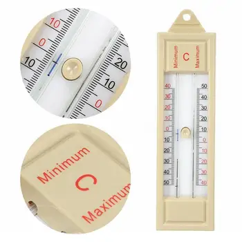 

Greenhouse Waterproof Moistureproof Maximum Minimum Press Button Thermometers