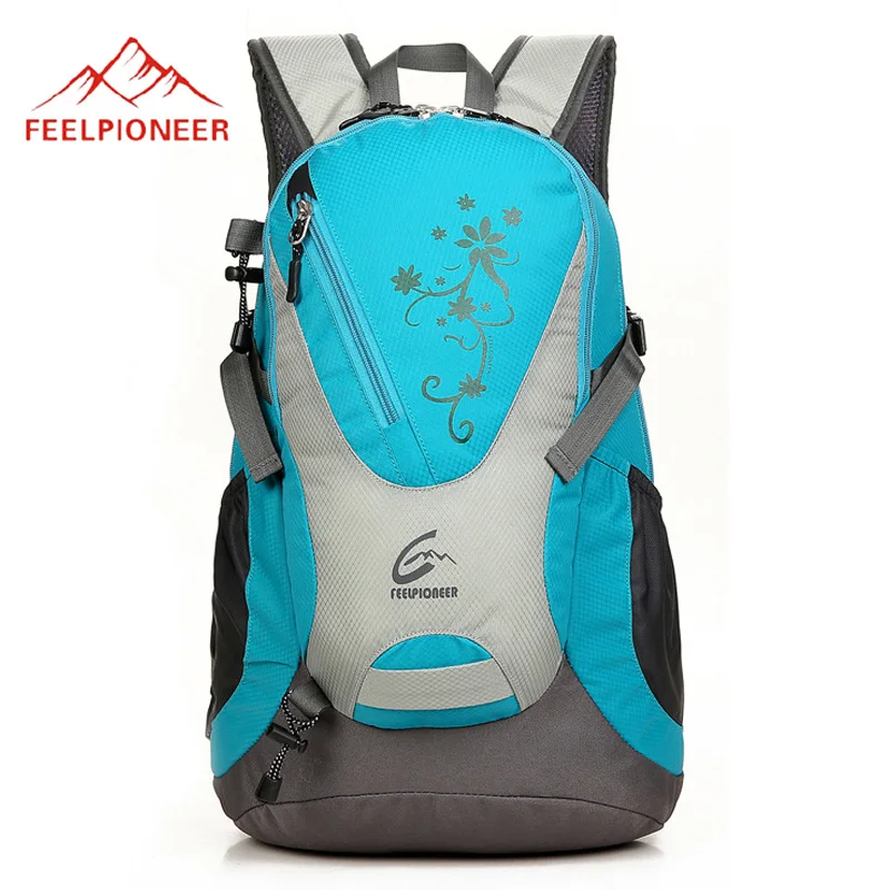 

30L Waterproof Nylon Mountain Climbing Backpack Women Men Outdoor Hiking Cycling Riding Bike Sports Bags Travel Rucksack XA583YL