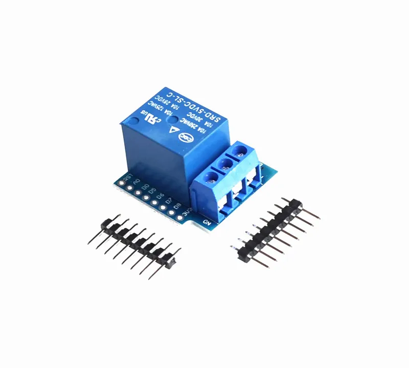 Релейный Щит для Wemos D1 один канал мини-модуля реле платы разработки Arduino ESP8266 1