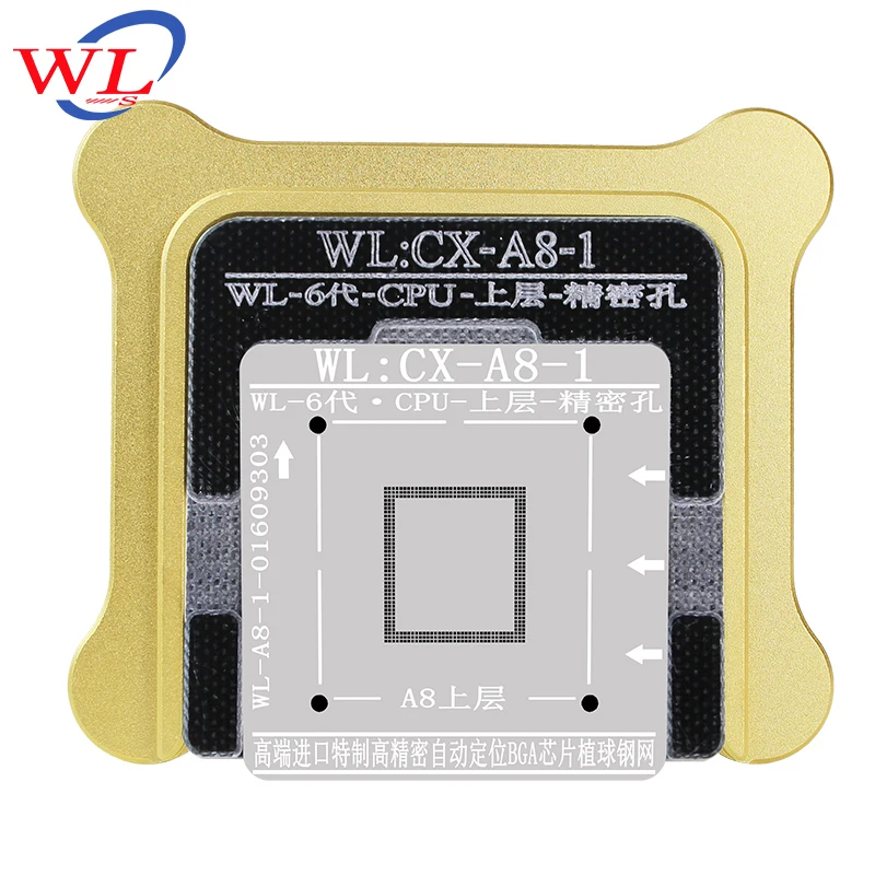 WL Best for iphone 6 6s 6sp Plus CPU NAND A7 A8 A9 A10 A11 processor BGA reball Tin Net Stencil Great Repairing Tool WL Best for iphone 6 6s 6sp Plus CPU NAND A7 A8 A9 A10 A11 processor BGA reball Tin Net Stencil Great Repairing Tool