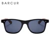 BARCUR Luxury Vintage Sun Shade Men Wooden Sunglasses UV400 Protection Fashion Square Sun Glasses Women ► Photo 3/6