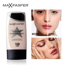 MAXFASFERX Face Liquid Foundation Makeup Base BB Cream Concealer Invisible Full Coverage Whitening Moisturizer Waterproof MAXFASFERX Face Liquid Foundation Makeup Base BB Cream Concealer Invisible Full Coverage Whitening Moisturizer Waterproof