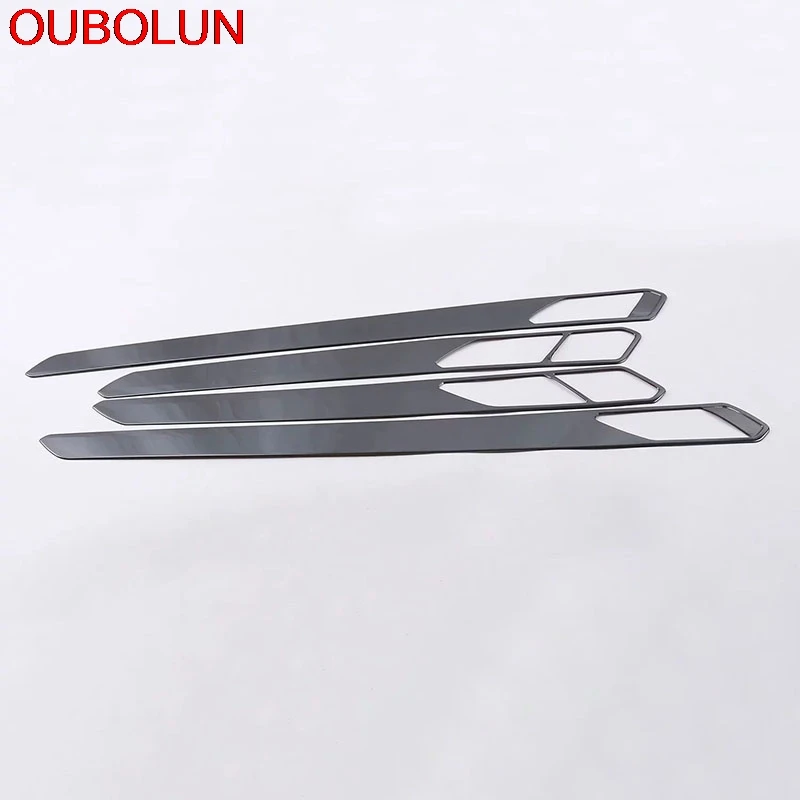 OUBOLUN для Volkswagen Tiguan MK2 2017 2018 2019 наклейка на внутреннюю дверную ручку чаша крышка