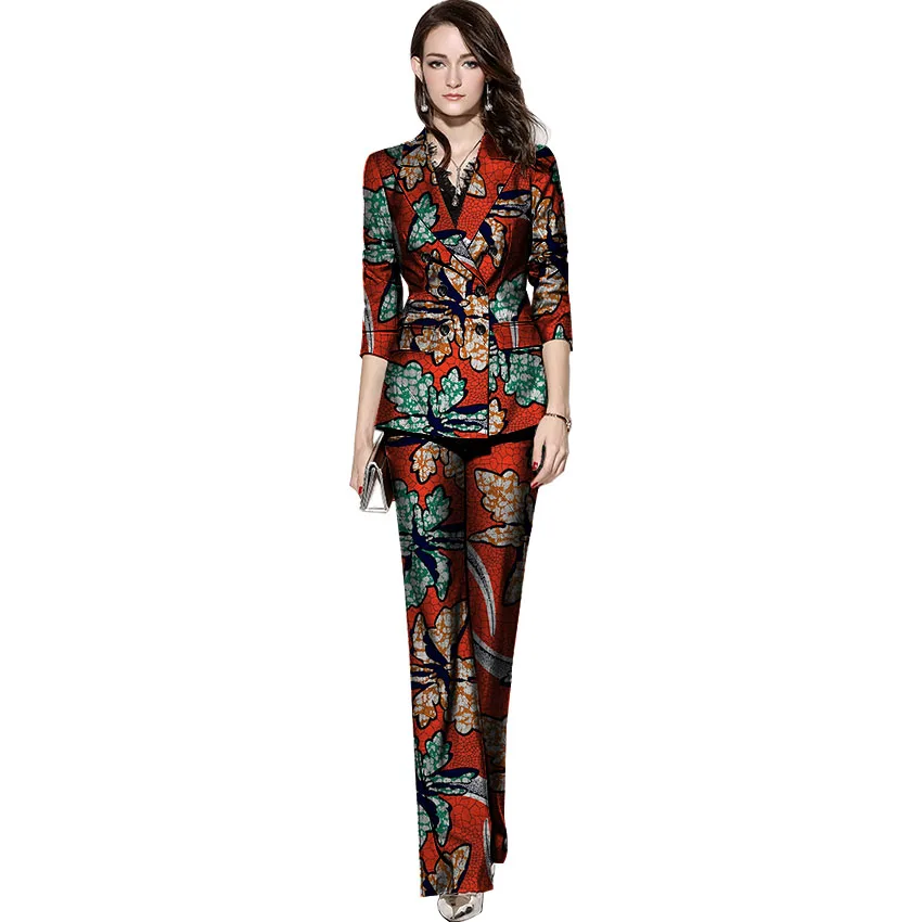 Women's printed pant suits Clearance