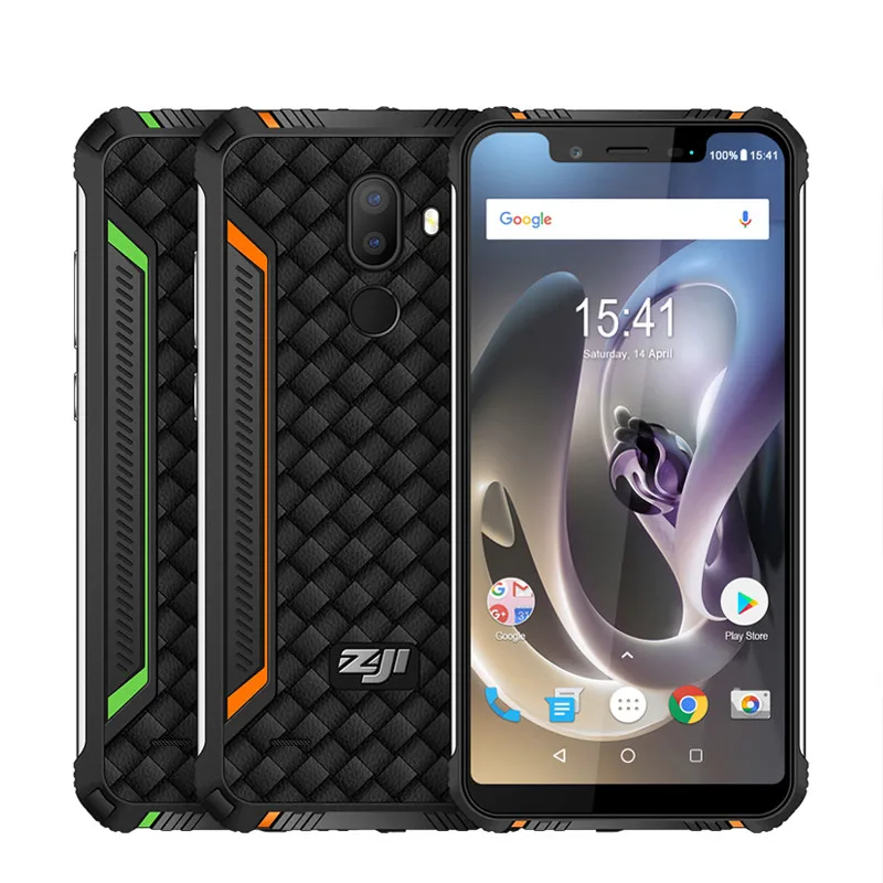 Оригинальный Z33 IP68 Водонепроницаемый 13MP Android 8,1 смартфон MT6739 5,85 "FHD Оперативная память 3 ГБ Встроенная память 32 ГБ 4600 мАч face ID OTG 4 г мобильного