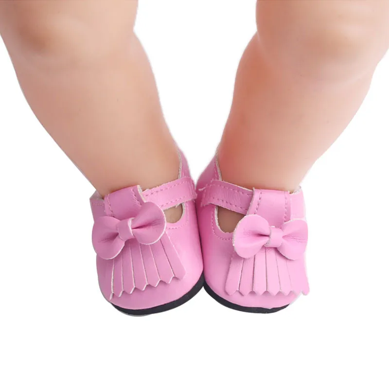 6color American Girl 7cm Doll Shoes Fits 18 inch Doll 43CM zapf baby born Dolls sneacker Reborn