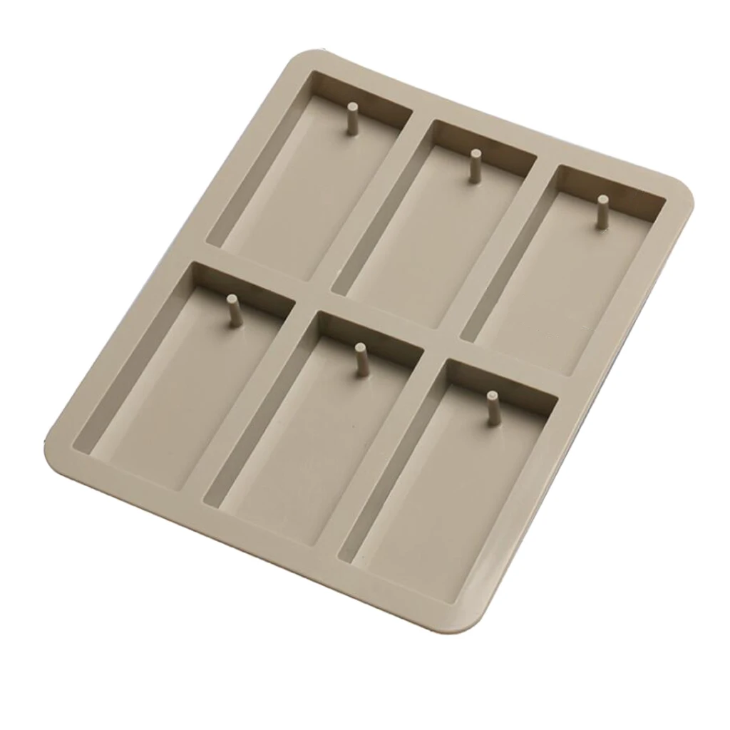 6 OR 3 Cavity Silicone Aroma Dried Flower Tablet Mould DIY Wax Plaster Mold