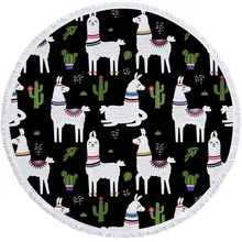 Открытый водонепроницаемый Пляжный коврик круглая Йога сумка для пляжного коврика скатерть походный коврик удобный походный коврик палатка 40J3