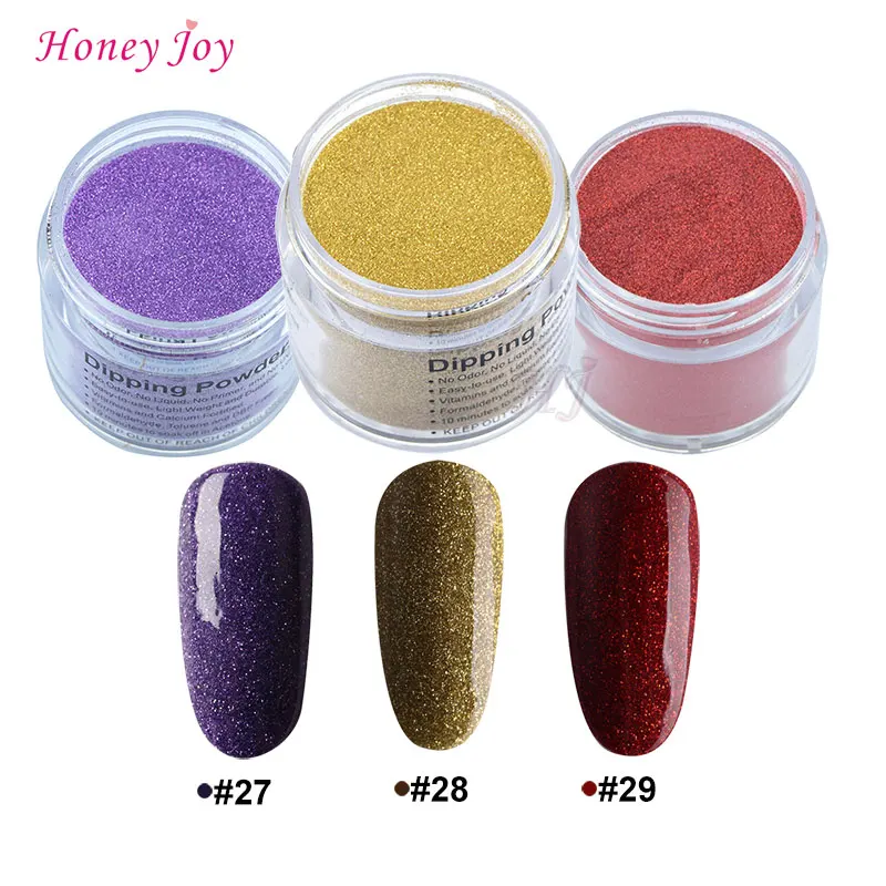 

3pcs 28g/Box Multi Colorful Dipping Powder Without Lamp Cure Nails Dip Powder Summer Gel Nail Color Powder Natural Dry
