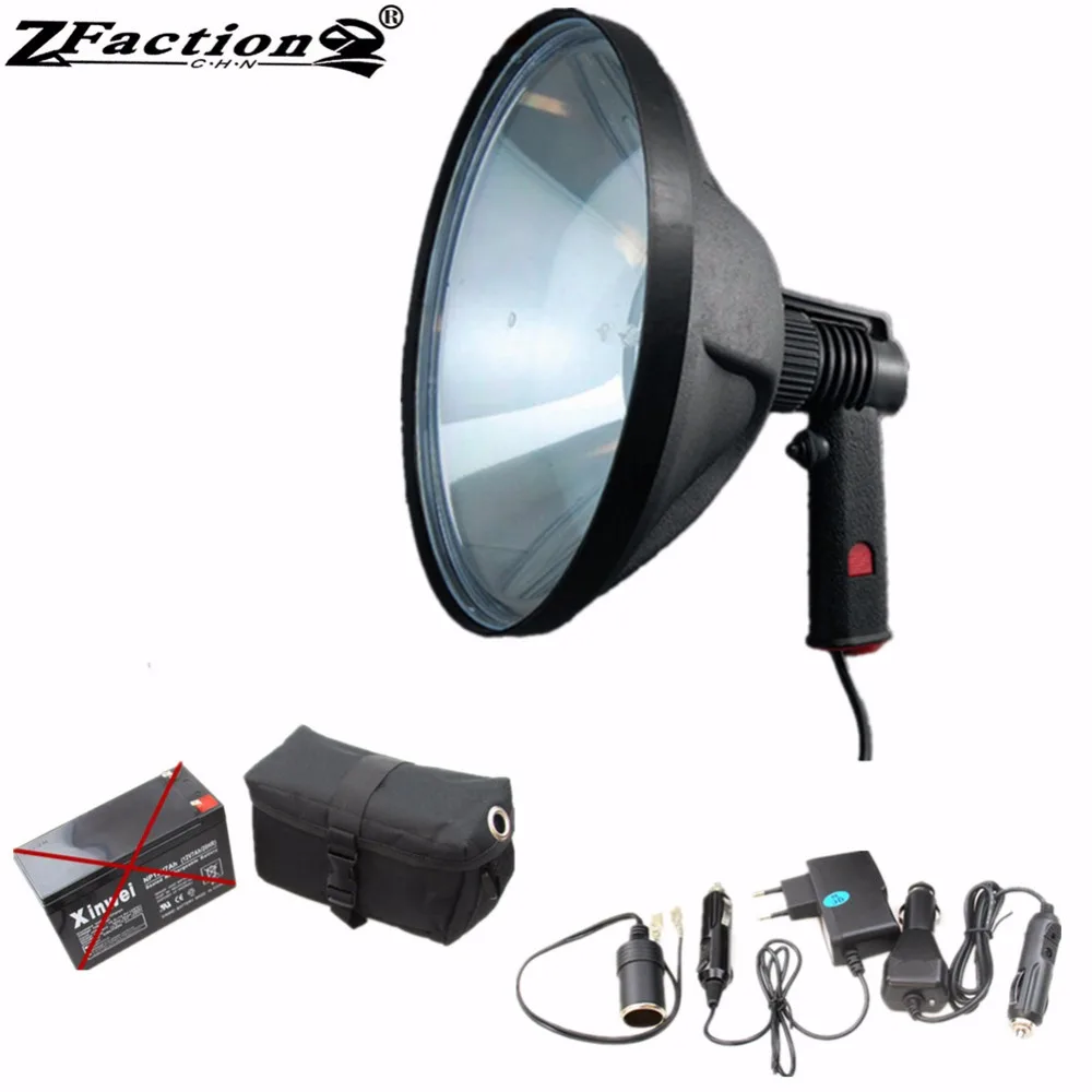 

HH10" 100W Halogen Outdoor Hunting Spotlight 1000LM 12V 240MM Boating Searching Flashlight Spot or Flood Beam Marine Light