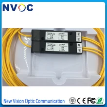 50/50, 1X2 ABS FBT волоконная муфта/1*2 двойной оконный волоконный сплиттер, SM, двойное окно, 1310/1550, 2,0 мм, 1 м, 90*20*10, SC/APC, без разъема