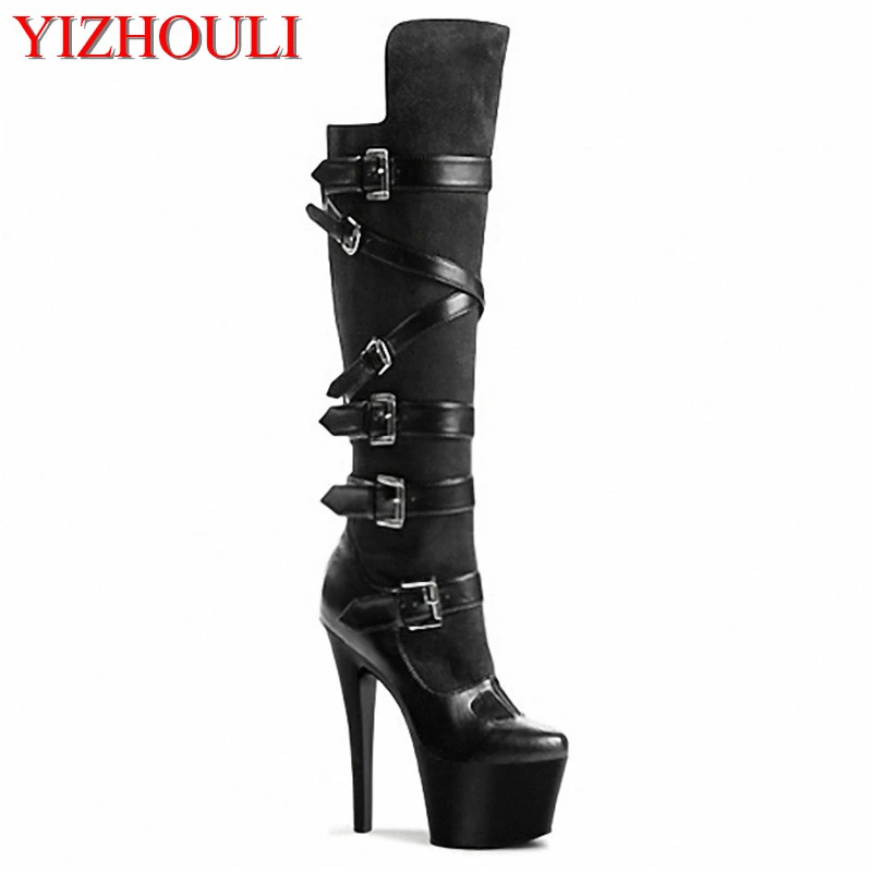 heeled motorcycle boots
