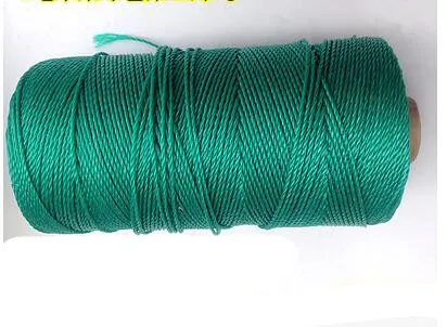 Нейлоновая веревка, 2 мм, зеленая сушка одежды, одеяло веревка, связующая веревка, рекламная пластмассовая скакалка