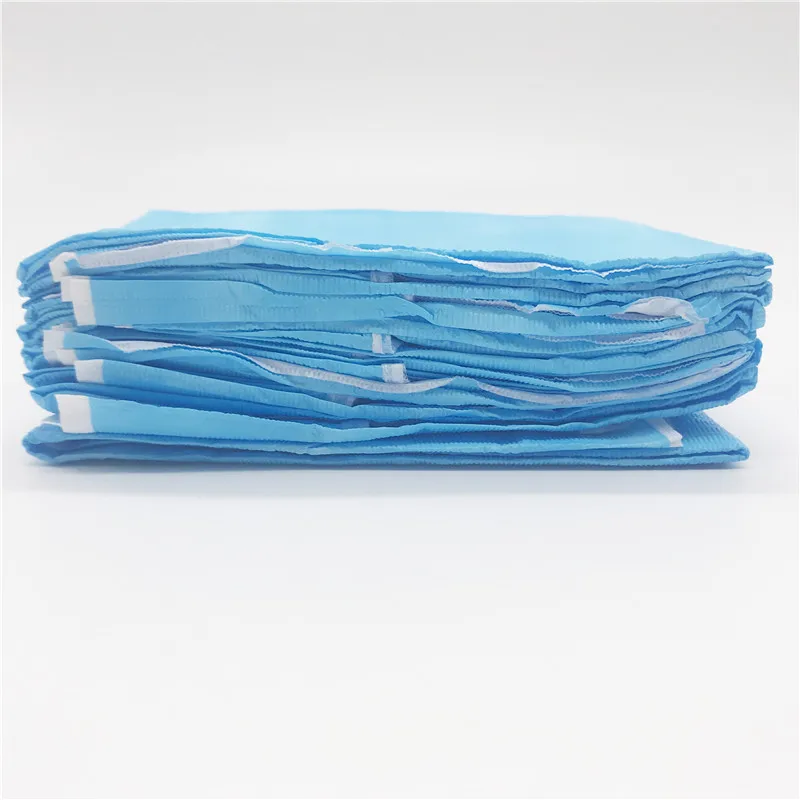 Стоматология одноразовые шейный платок медицинский магазин полотенце шнуровка нагрудники Подушка шарф синий