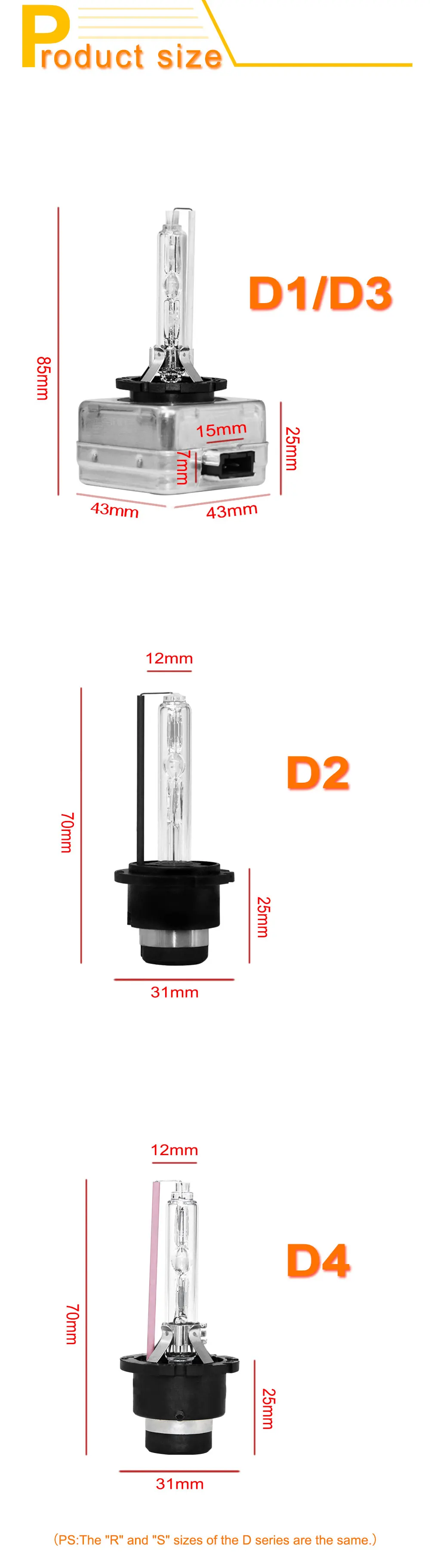 Roadsun Быстрый старт Ксеноновые D1S 35 Вт D2S 6000K D3S D4S комплект ксеноновых фар, Высокопрочная конструкция 4300K лампа в головную фару D1 D3 D4 D1R D2R D4R 8000K 10000K 12000K