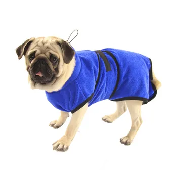 

Dog Bathrobe Microfiber Quick Drying Towel with Adjustable Strap,Super Soft Fast Absorbing Water Bath Towel for Dogs And Cat Pet