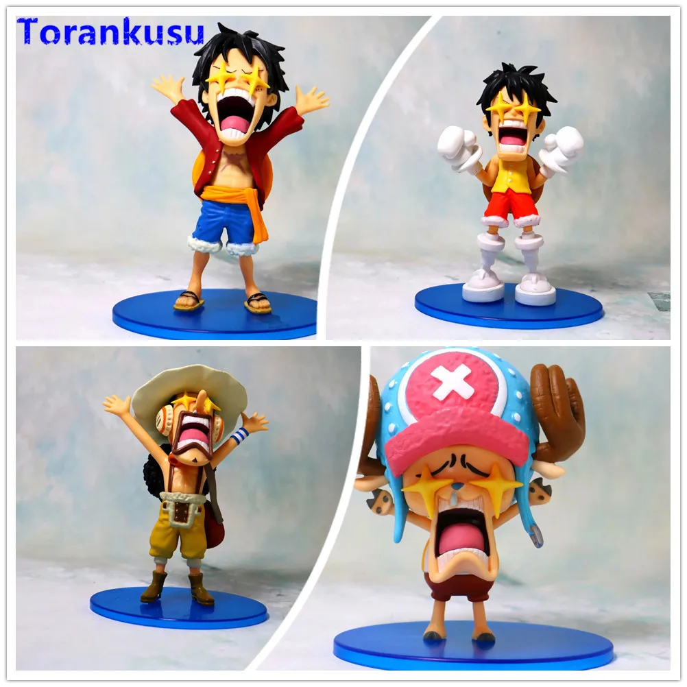 

Anime One Piece Action Figure Luffy Figure Usopp Tony Tony Chopper Star Eyes Ver. PVC Model Kids Gift Children Doll Hot Toys XP