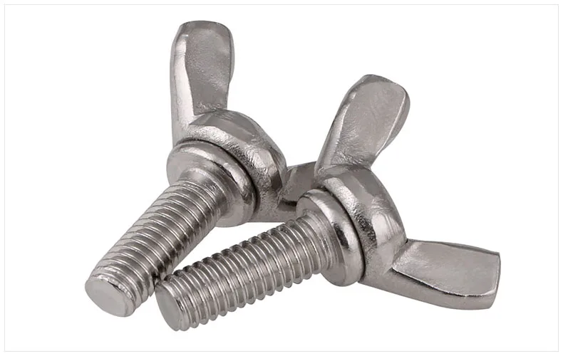 

DIN316 201 stainless steel Butterfly screw butterfly bolt M4 M5 M6 M8 M10 screws Claw hand screw butterfly-shaped bolt