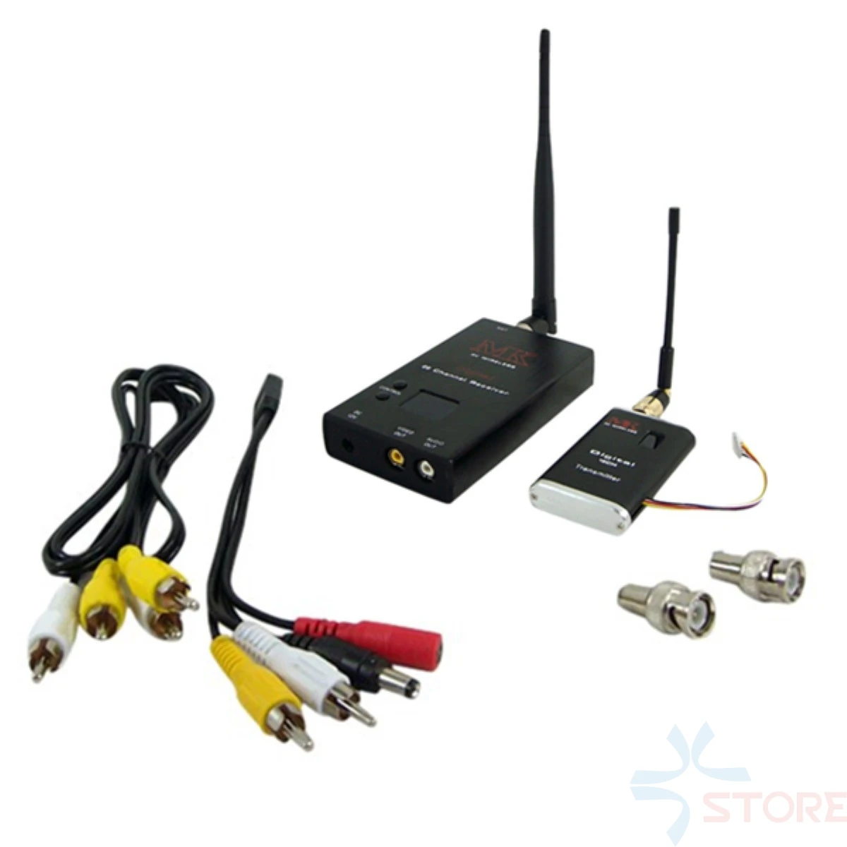 MK 1.2Ghz Hz 15CH 2W 2000mW FPV 1-5km Distance Wireless Audio Video CCTV Transmitter Receiver 1.2G 2W For FPV PHOTOGRAPHY