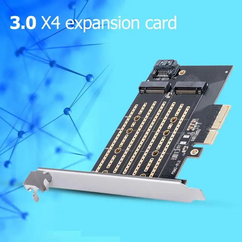 ORICO PDM2 M.2 NVME к PCI-E 3,0X4 карты расширения М-ключ/B-ключ двойной Порты Поддерживаемые жесткие диски 2230/2242/2260/2280