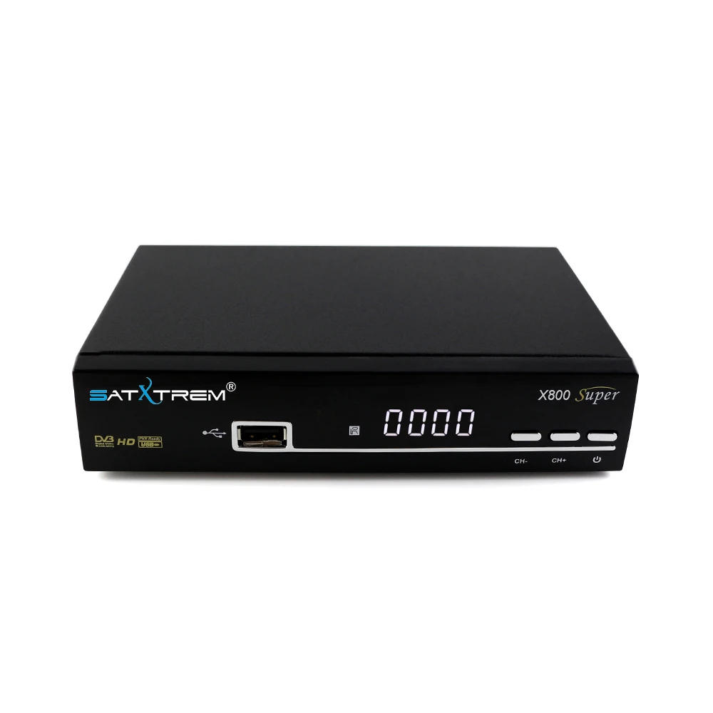 Satxtrem X800 супер DVB-S2 спутниковый ресивер H.264 1080P с 1 год Cam clines для Испании Польша Германия Италия телеприставка