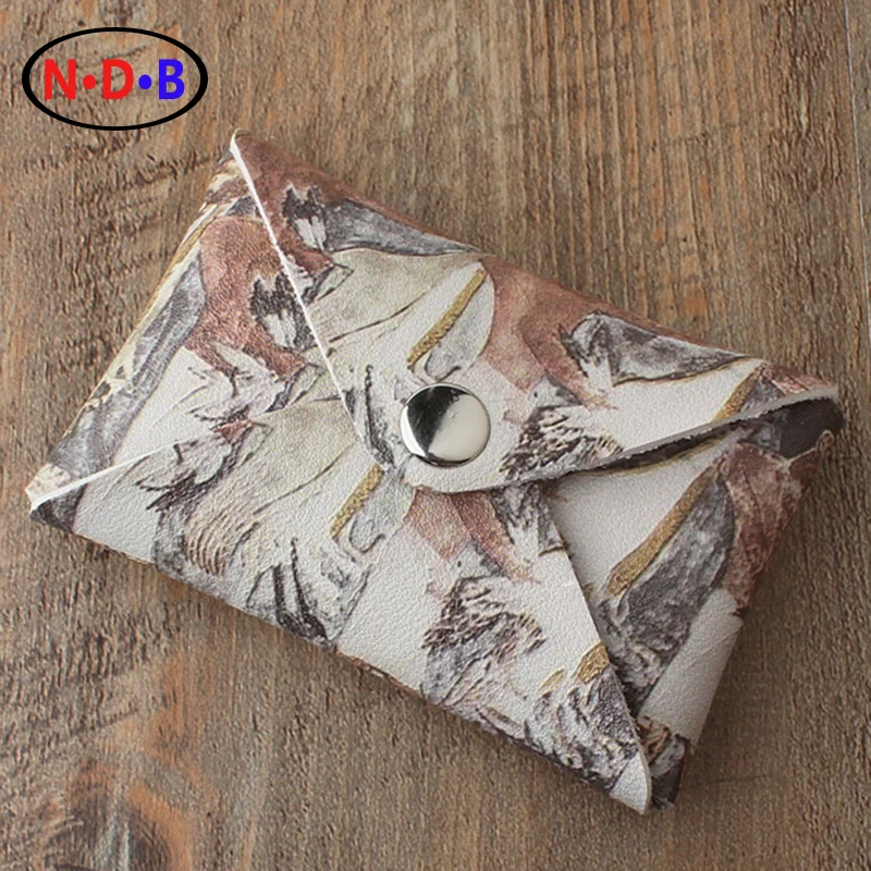 

(Coin Purses)2016 new ancient Egyptian paintings with birds of the man's Pocket Wallet Card package Casual Short Mini coin bag