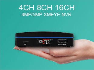 ENSTER 4CH TVI XVI CVI AHD аналоговый сетевой цифровой видеорегистратор 6 в 1 1080P супер мини-видеорегистратор XMEYE App TF карта USB HDD Запись