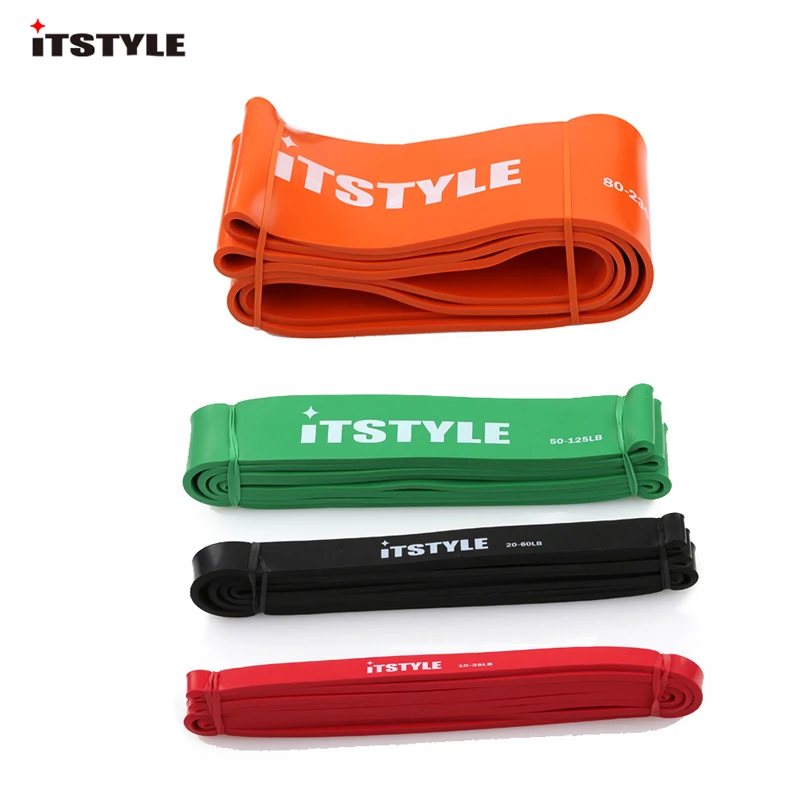 ITSTYLE 4pcs/lot 41" Resistance Bands chest Expander Hanging workout