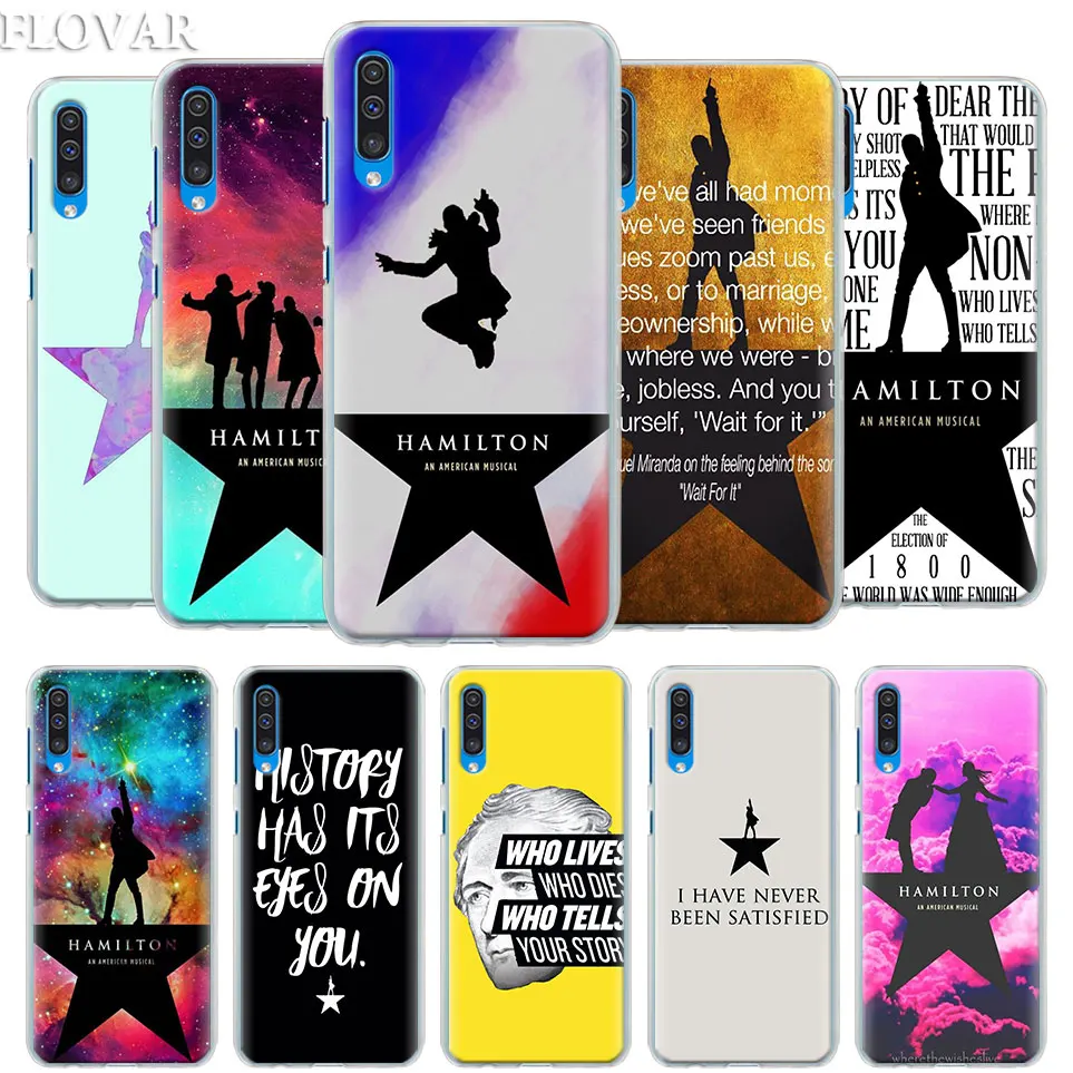 

Hamilton Musical Lyrics Case Cover for Samsung Galaxy A30 A40 A50 A70 A6 A8 Plus A7 A9 2018 M30 Phone Case Coque