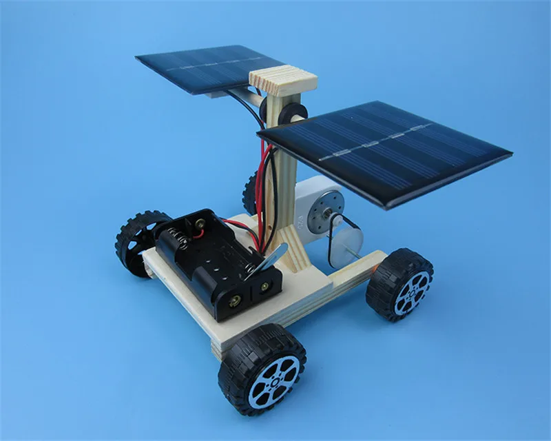 DIY tech small gizmos космический зонд солнечный автомобиль Гибридный привод автомобиль физический эксперимент для первичного и вторичного