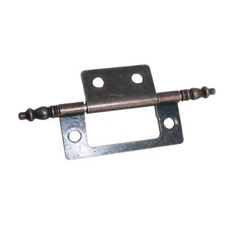 Red Bronze Tone Cabinet Door Luggage Crown Hinge,Wooden Box Decor,Furniture Decoration,Antique Vintage Old Style,85*24mm,2pcs
