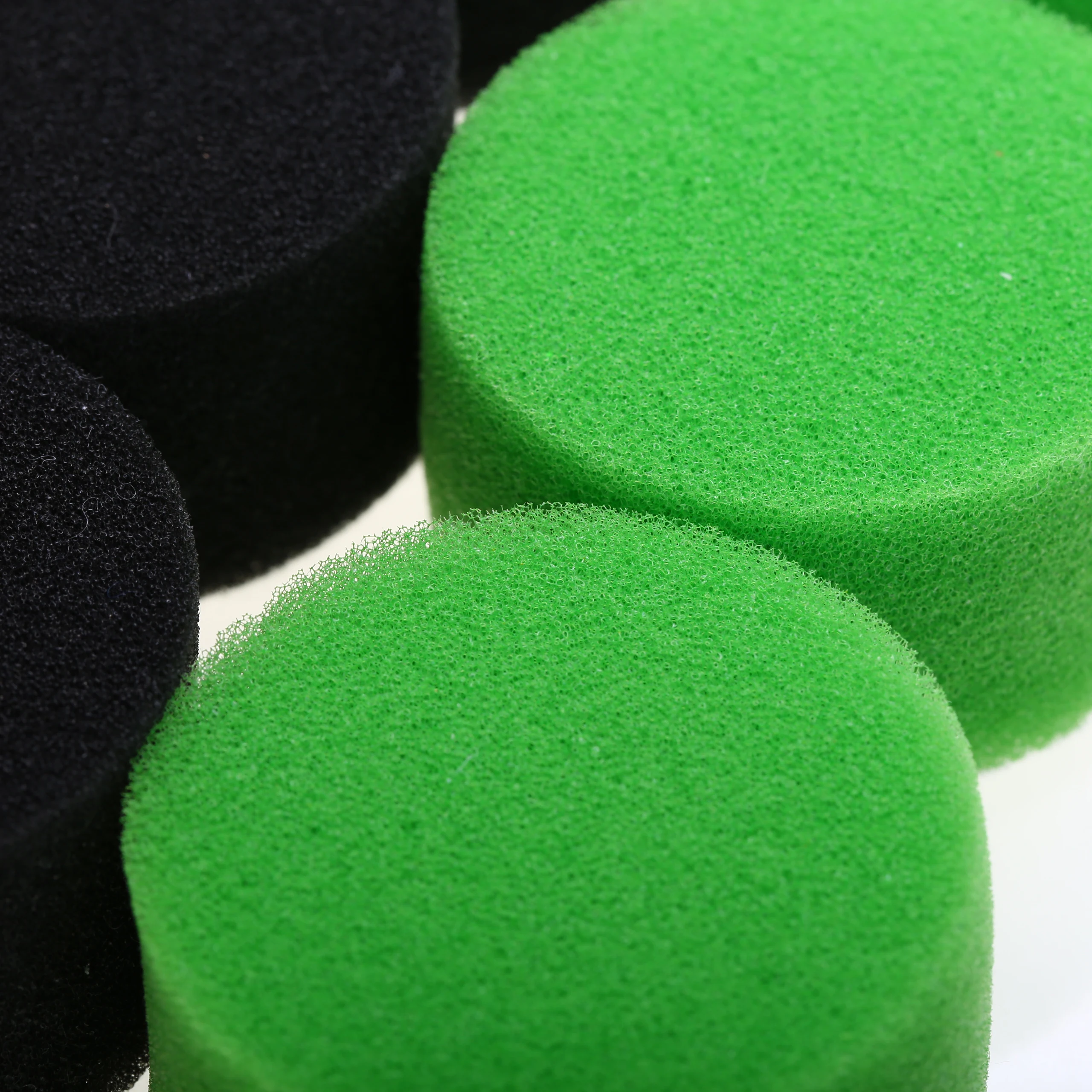 OSSIEAO 16pcs/Set 50MM Flat Polishing Puff Pad Plate Kits for Air Car Polisher Sander M6X1