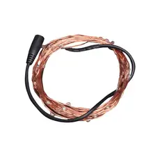 DC 12 В 10 м Медный провод светодиодный строки Фея для вечерние свадебные Новогоднее украшение