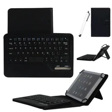 Eagwell Universal Bluetooth Keyboard with PU Leather Case For 7-8 inch Tablet PC Soft and durable Case With Keyboard