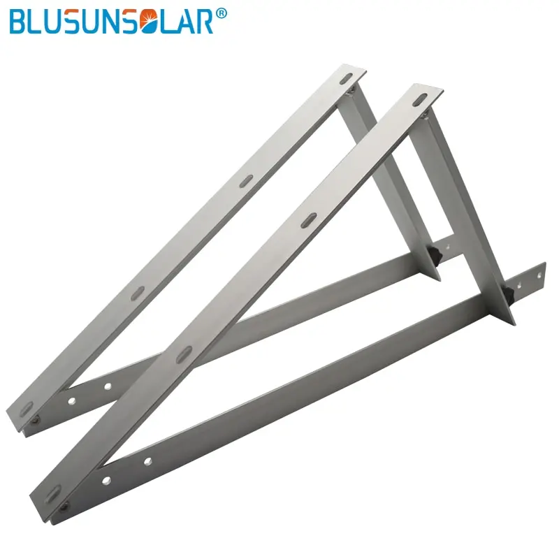 

2 set/lot Adjustable Solar Panel Mounting Rack Bracket Set Rack Folding Tilt Legs, Boat, RV, Roof Off Grid