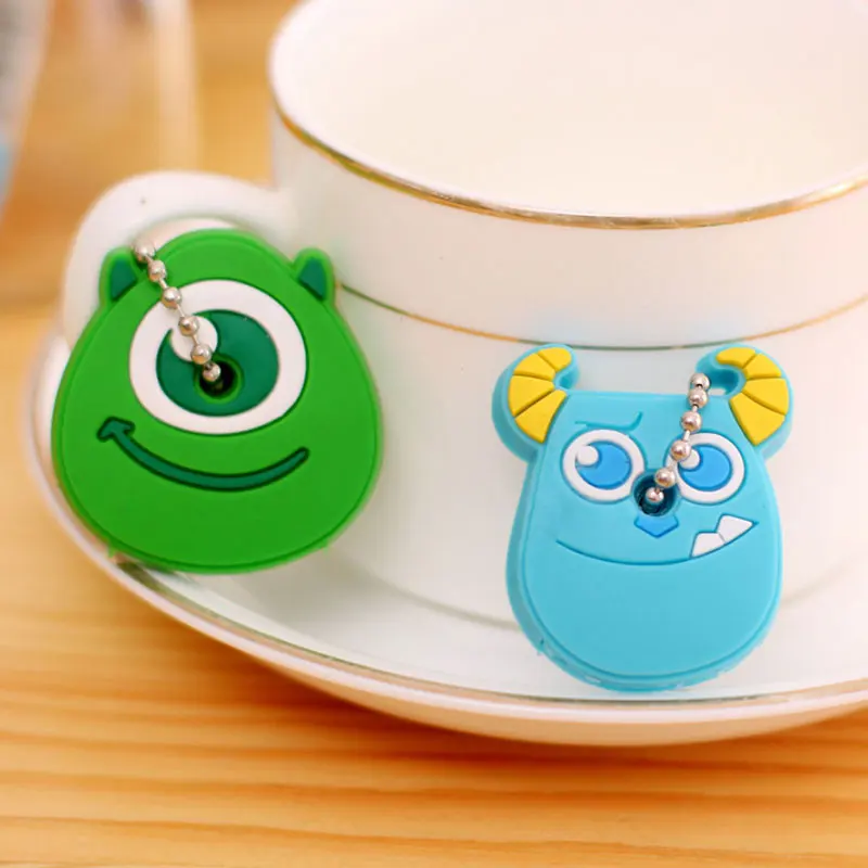 1pcs cartoon Silicone Protective key Case Cover For key Control Dust Cover Holder Organizer Home Accessories Supplies
