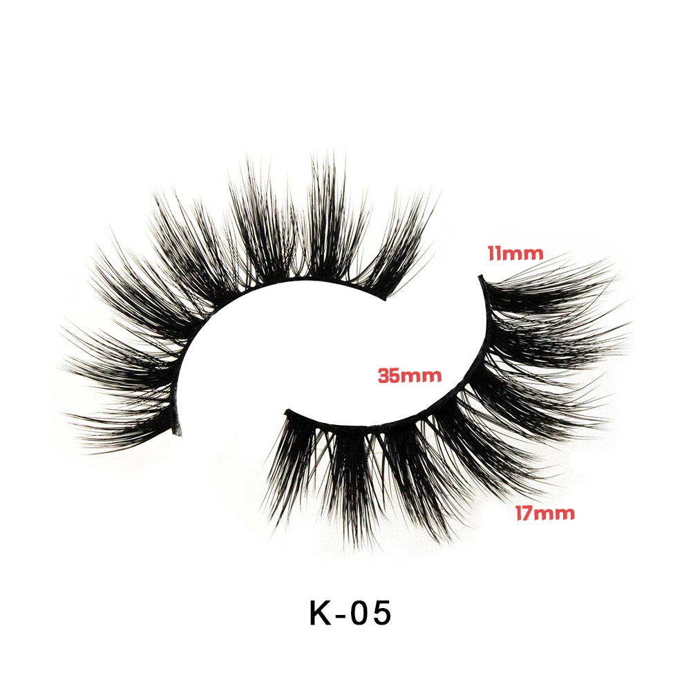 CROWN LASHES 5 pairs 3D faux mink lashes lash wholesale custom eyelash