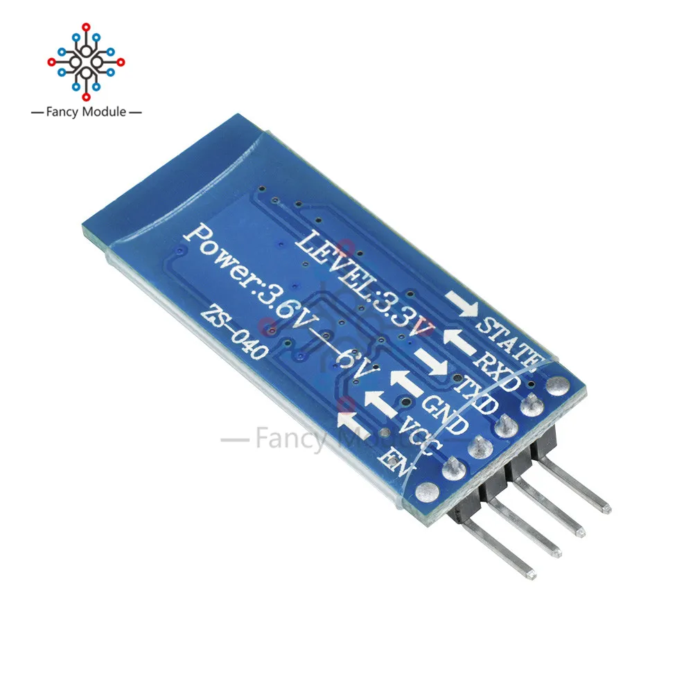 HC05 HC-05 Master-slave 6Pin JY-MCU анти-обратный радиочастотный приемопередатчик беспроводной модуль Bluetooth с последовательным подключением 3,3 В для Arduino